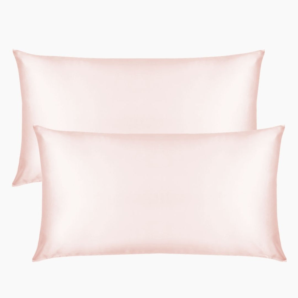 Twin Set Silk Pillowcase Pink - King Size